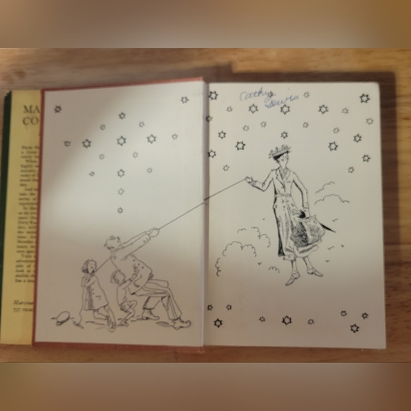 Vintage Mary Poppins Comes Back by PL Travers 1963 Edition HC & Dust Jacket - Picture 4 of 16